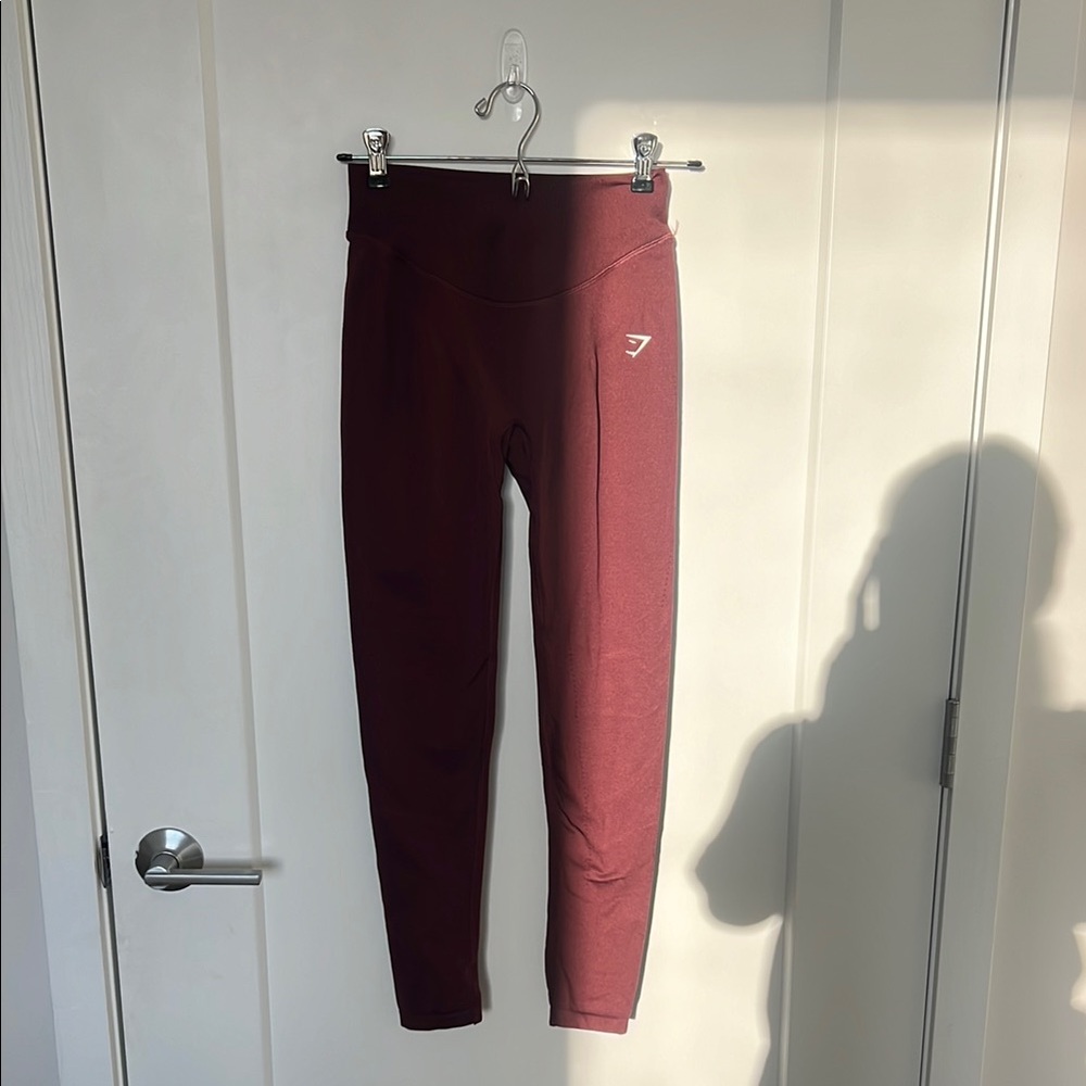Gymshark Red High-Waisted Leggings